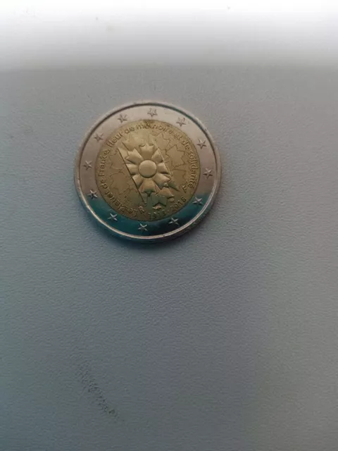 piece de 2 euros commemorative bleuet