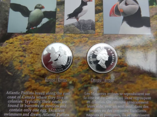 FIFTY CENT SILVER FOUR COIN SET  ROYAL CANADIAN MINT BIRDS OF CANADA on the Wing 3