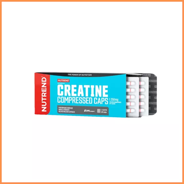 creatina monoidrato 120 capsule nutrend integratore per massa muscolare forza