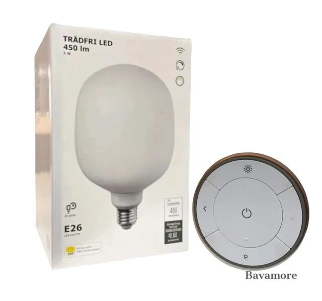 IKEA TRADFRI LED bulb E26 450 lumen,wireless dimmable white With Remote