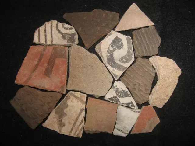 Arizona Anasazi Pottery Shards, Prehistoric Indian Artifacts FREE SHIPPING #PS22
