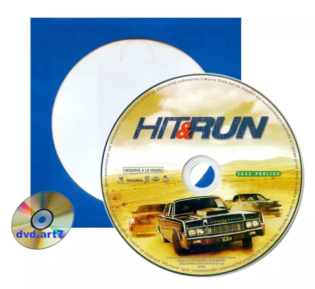 DVD SANS BOÎTIER : HIT & RUN - Bradley Cooper - Kristen Bell