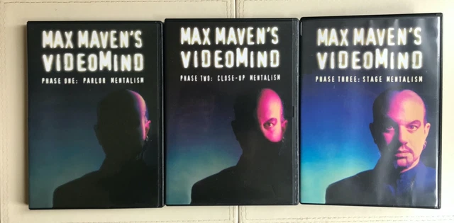 Magic DVDs - Max Maven's Video Mind - 3 DVD Set Mentalism/Mind Reading