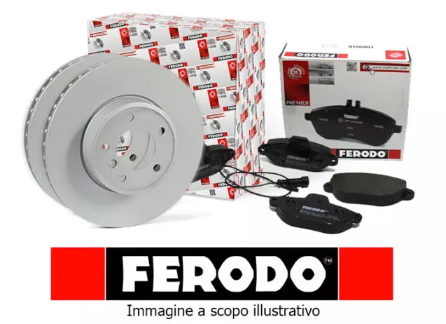 Kit Dischi + Pastiglie Freno Ferodo Fiat Panda 141 Dal 1986 Al 2003 4X2 E 4X4