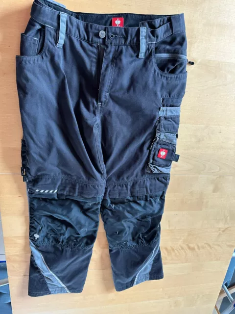 Engelbert Strauss Bundhose e.s.motion 2020 Winter Gr. 23 getragen gefüttert warm