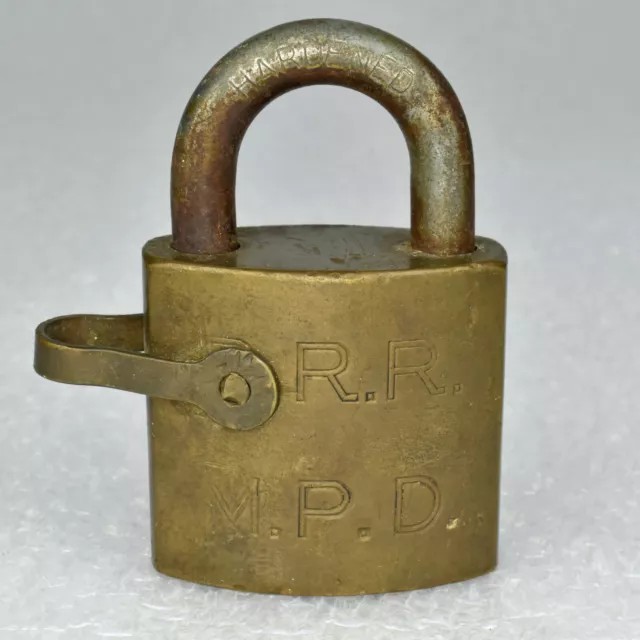 VTG PRR MPD Pennsylvania Railroad Motive Power Department Brass Padlock Obsolete