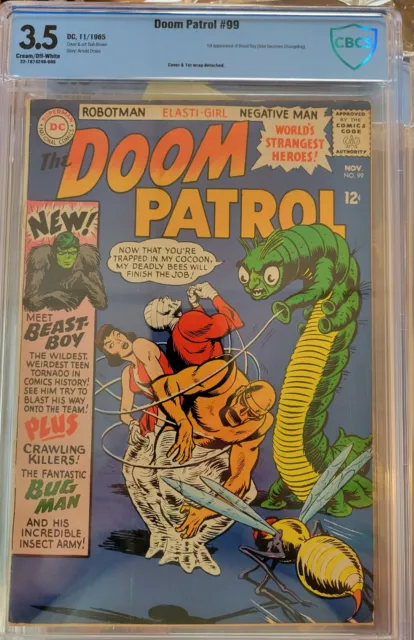1965 Doom Patrol #99 - 1st Beast Boy - DC Comics - CBCS 3.5