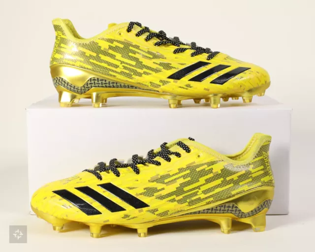 Adidas men's adizero 5-star 6.0 gold football cleats top