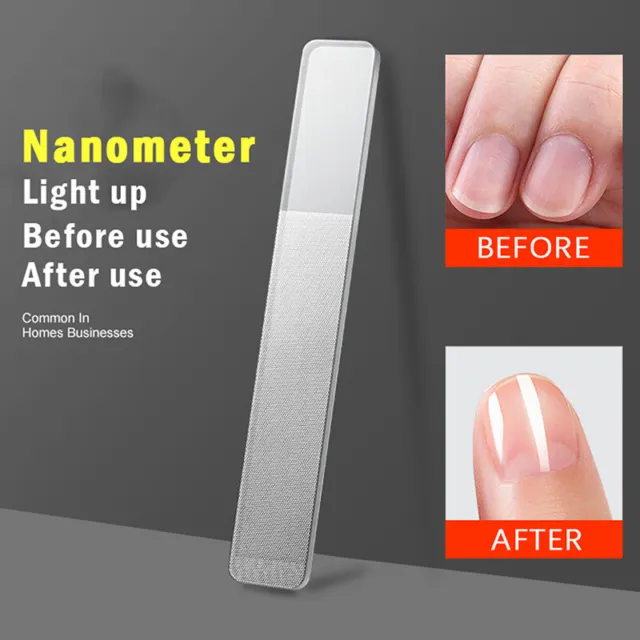 1PC Professional Nano Glass Nail Buffer Durable File Shiner Manicure Files .C3