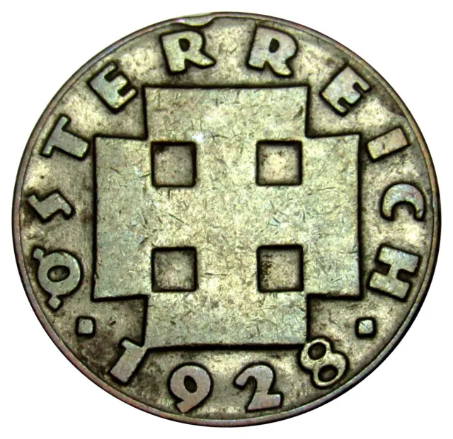 Austria 2 Groschen coin 1928 KM#2837 (a1)