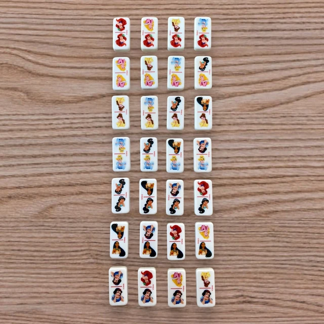 Set di domino per ciechi, set portatile doppio da 6