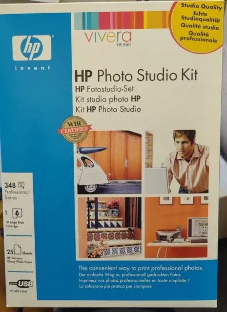 HP 348 Foto dreifarbig Vivera Tinte Fotostudio Kit