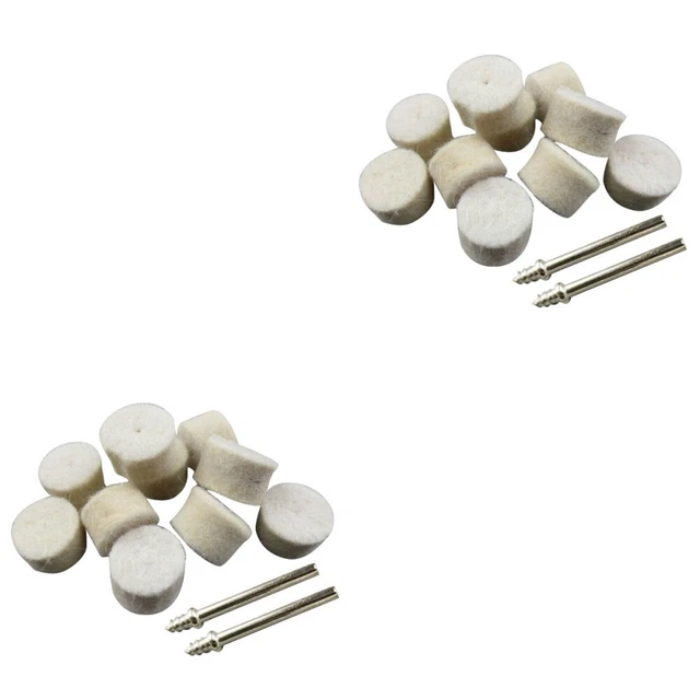 2pcs 102 in 1 Abrasive Wool Wheels Buffing Polishing Wheel Set For Beauty