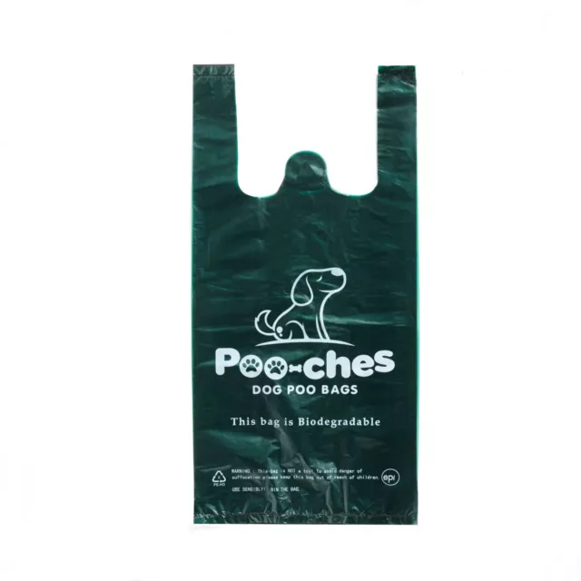 Dog Poo Bags 300 Pack With Tie Handles Strong Biodegradable Premium by Poo-ches®