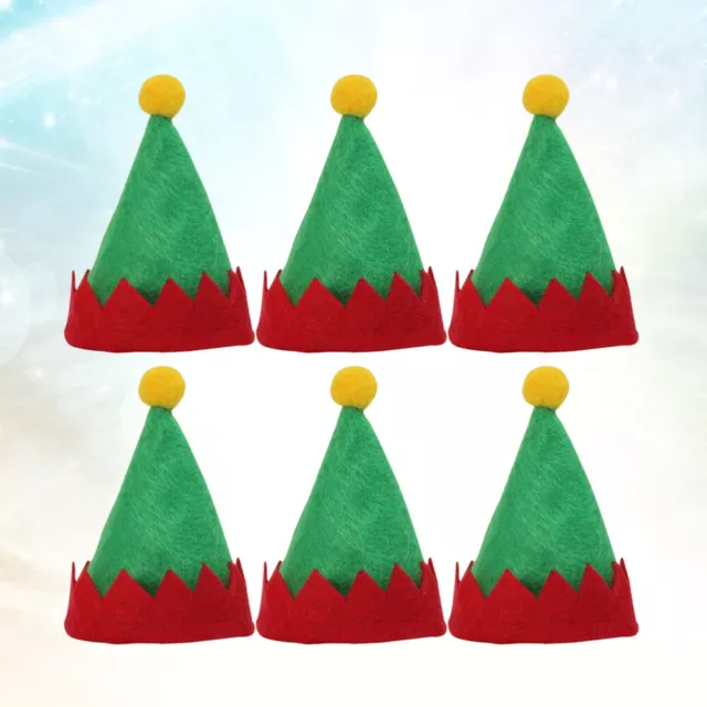 Tiny Christmas Hats Tiny Elf Hats Lollipop Elf Hats Doll Santa Hat Santa Hat