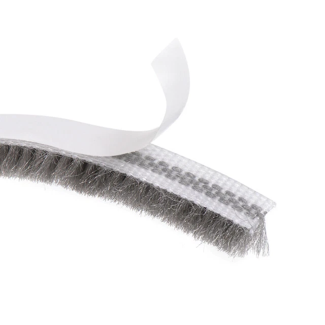 Weather Stripping, Adhesive Felt Door Seal Strip 393 Inch L X 0.24 Inch