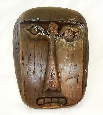 Vintage Indonesian Wooden Tribal Mask (Gem)