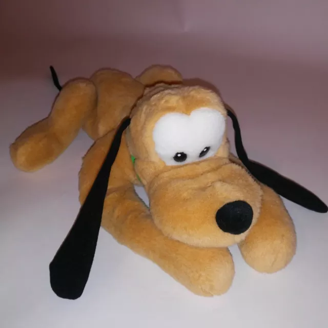 Disney Pluto Plush Stuffed Animal Dog 12" Long Kids Toy