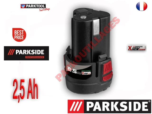 Batterie PARKSIDE 12V Lithium-ion Neuve - Pour Outils Série X12VTEAM - Sans Fil