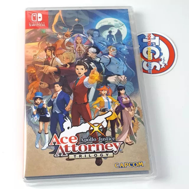 Apollo Justice Ace Attorney Trilogy (Gyakuten Saiban 4 5 6) Switch Multilanguage