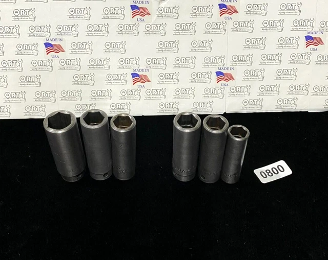 Mac Tools 1/2" Drive Impact Sockets Made in USA