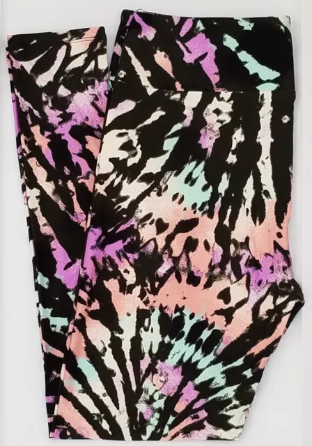 OS LuLaRoe One Size Leggings Cute Multicolor Tie Dye NWT Q75