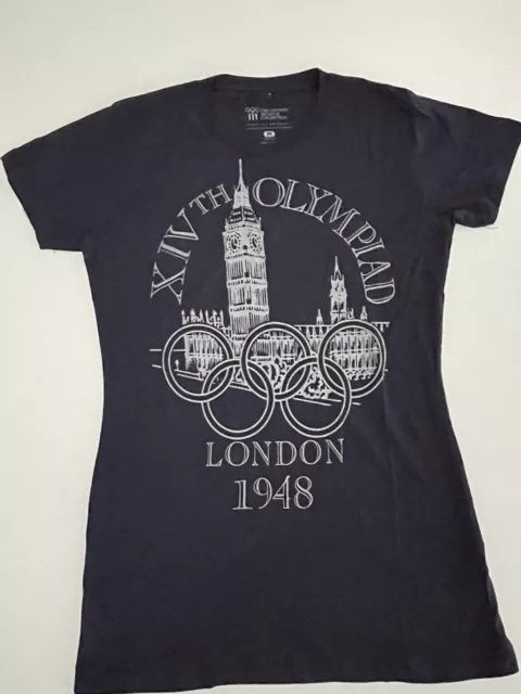 New Women's 1924 Olympiade Games Paris Short Sleeve T Shirt Medium Cotton 1123a