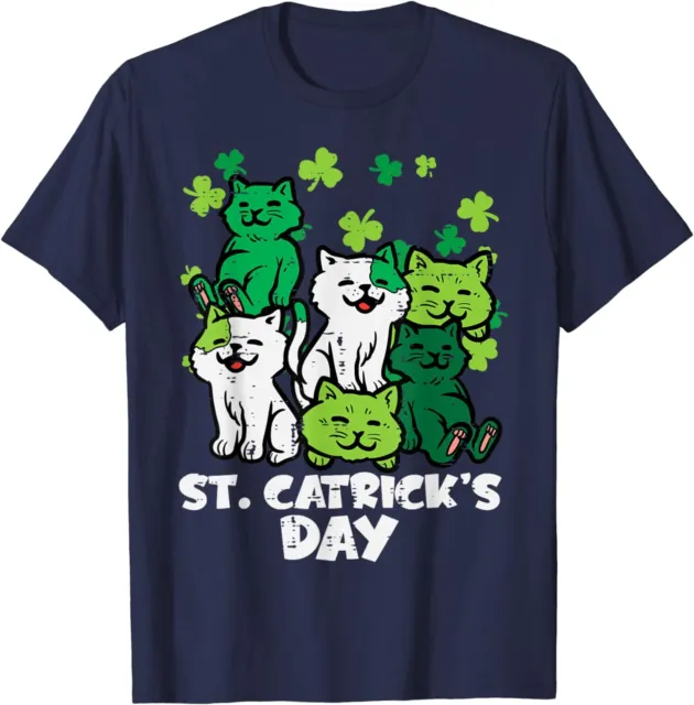 St Patricks Catricks Day Cats Saint Pattys Cute Gift Unisex T-Shirt