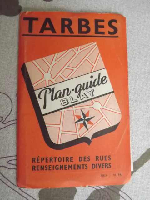 Plan guide Blay de grenoble 1954