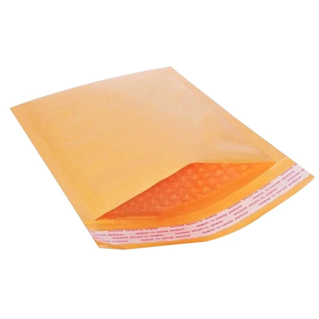 100 pezzi sacchetti imbottiti in carta kraft impermeabili antiurto