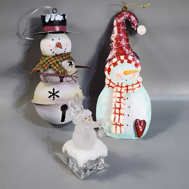 acrylic ice cube Seasons of Cannon Falls ornament - snowman on skis -  lighted?, #1695452000