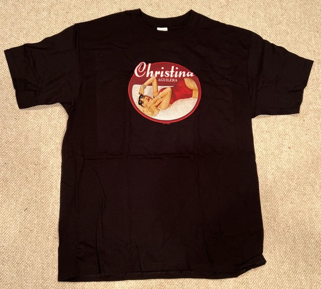 Christina Aguilera Back To Basics Tour 2007 Shirt EXTRA LARGE NEW NWT 2-sided XL