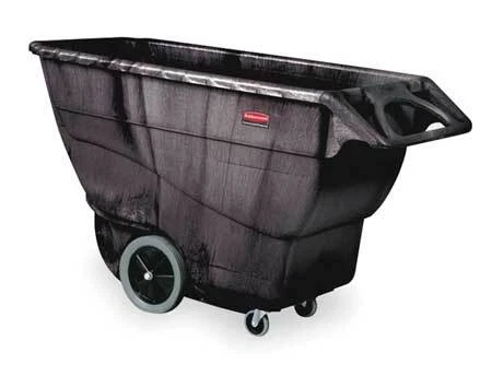 Rubbermaid Commercial Fg9t1600bla Tilt Truck,Standard,1 Cu. Yd.,2100 Lb.