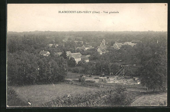 CPA Blaincourt-les-Precy, general view, general view of the Ortes
