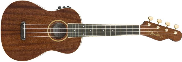 Fender Grace Vanderwaal Concert Acoustic Electric Ukulele w/3 Months Fender Play