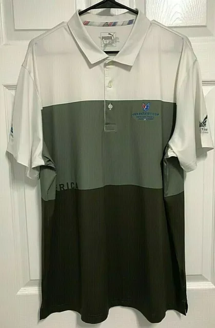 THE PATRIOT CUP Invitational America Men S/S Dry Cell Golf Polo Shirt ...