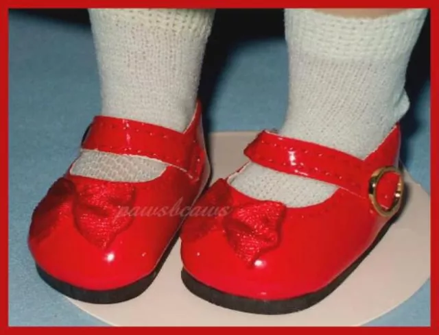 1-3/4 x 3/4 inch RED Patent MaryJane SHOES for Tonner 10" PATSY Ann Estelle