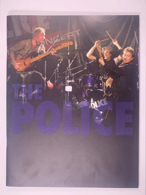 The Police Sting Andy Summers Stuart Copeland Program Orig Reunion Tour 2007