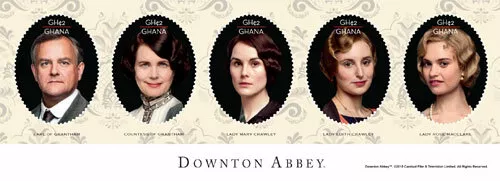 Ghana 2015 - Downton Abbey - Sheet of Five - MNH