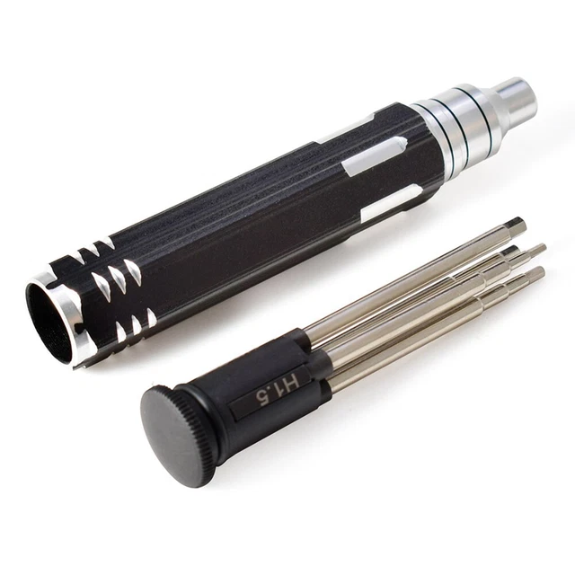 Jeu 4 Tournevis Hexagonaux Method R/C Tools - 0.9, 1.27, 1.5, 2.0 Mm - Pour Modélisme