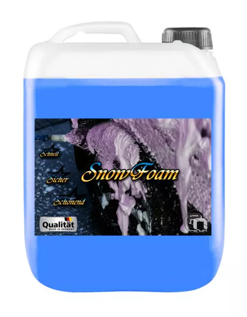 5 L Snow Foam Blau Snowfoam Aktivschaum Vorwäsche Shampoo Autowäsche Auto