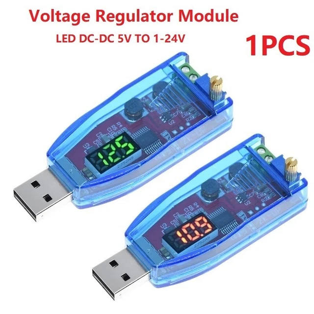 Utile nuovissimo modulo regolatore durevole USB step up-down da 5 V a 1-24 V