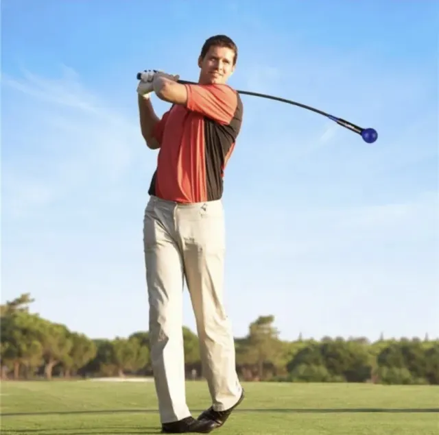 48" BALIGHT Golf Swing Trainer Whip Training Aid Stick Golf Aid Practice Rod