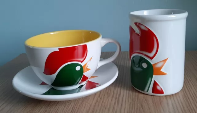BN Kellogg’s Tea Cup/Saucer & Coffee Mug -The Wake-Up Collection 2000