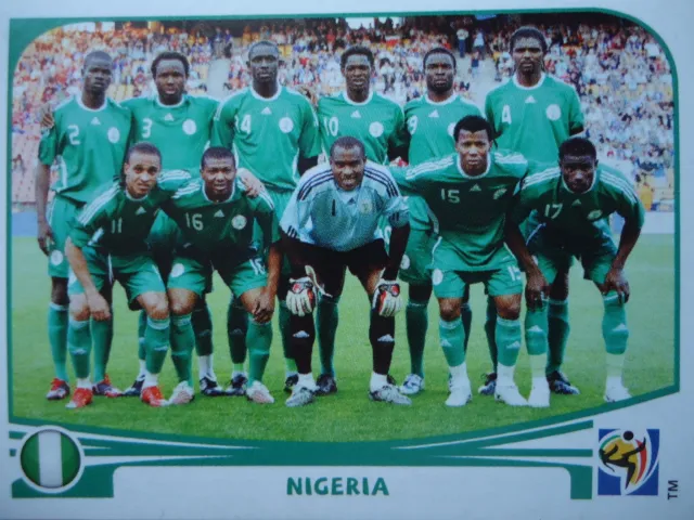 Panini 125 Team Nigeria FIFA WM 2010 Südafrika