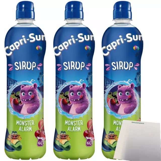 Capri Sun Sirup Monsteralarm 3er Pack 3x600ml Flasche usy Block