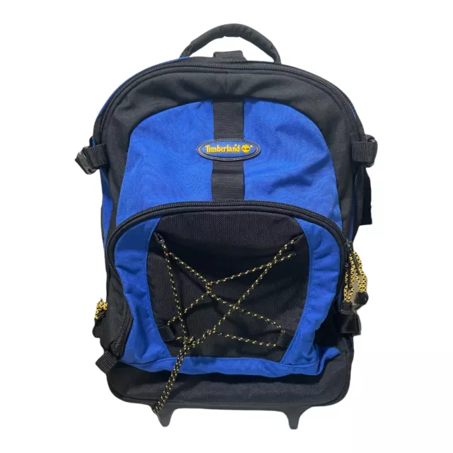 Timberland Rolling Upright Luggage Duffle Bag Suitcase + Backpack Straps