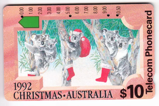 Oceanie  Telecarte / Phonecard .. Oceanie 10$ Tamura Koala Pere Noel Christmas