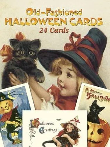 Old-Fashioned Halloween Cards: 24 Cards by Gabriella Oldham: New