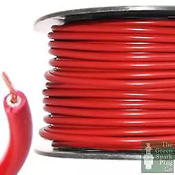 7mm HT Ignition Lead Cable - Wire Core PVC Red